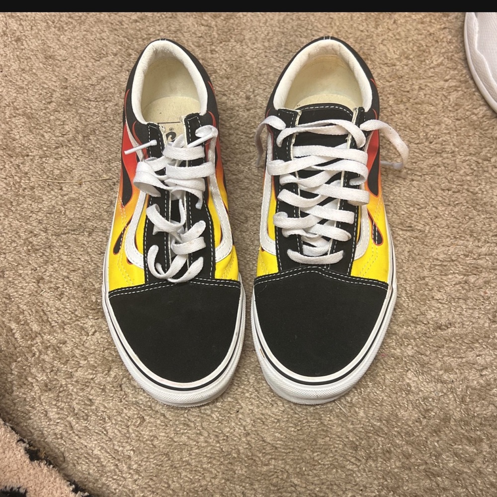 COPY - Vans with flame